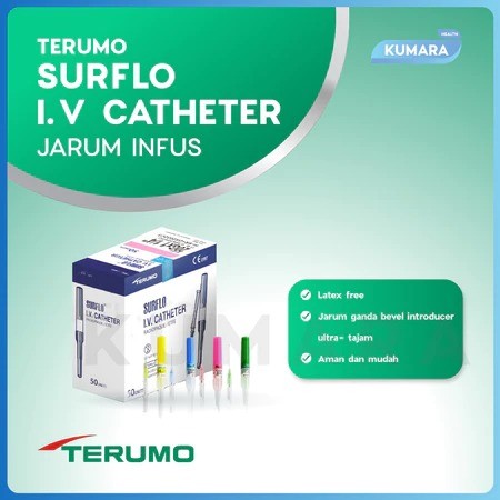 TERUMO - Surflo I.V Catheter / Abbocath BOX Isi 50's 1 TERUMO - Surflo I.V Catheter / Abbocath BOX Isi 50's
