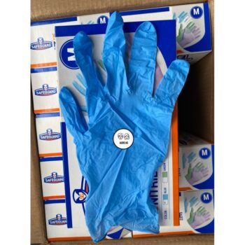 SAFEGUARD - Sarung Tangan Nitrile Pwder Free Biru / Sarung Tangan Tanpa Tepung isi 100'S 4 ginee 20251216152712015 3751989506