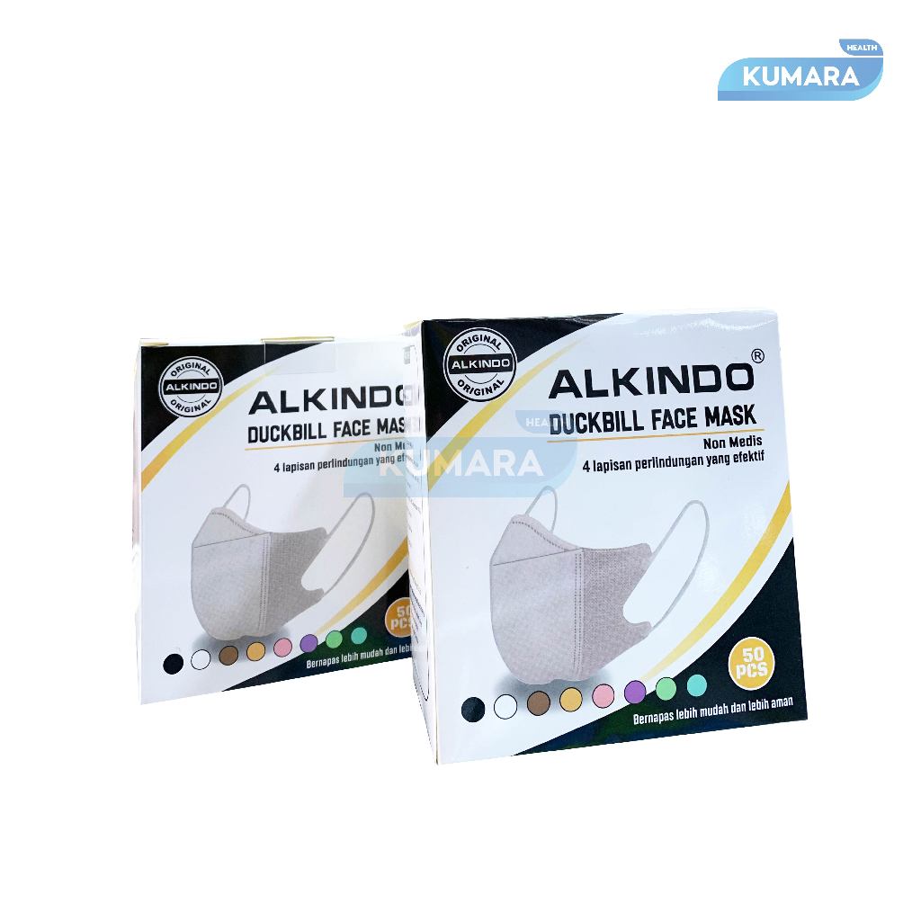 ALKINDO - Masker Duckbill Dewasa / Masker Duckbill Medis Pack perbox isi 50 4 ALKINDO - Masker Duckbill Dewasa / Masker Duckbill Medis Pack perbox isi 50 - Image 4