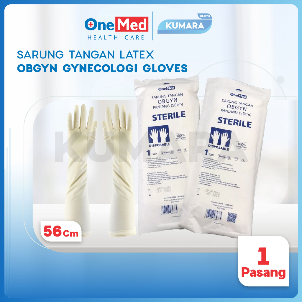 ONEMED - Sarung Tangan Obygn Sterile / Sarung Tangan Bidan 1 Pasang 1 ONEMED - Sarung Tangan Obygn Sterile / Sarung Tangan Bidan 1 Pasang