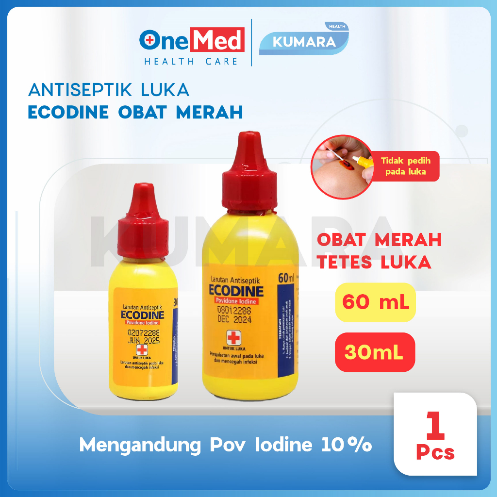 ONEMED - Ecodine / Antiseptik untuk Luka 1 ONEMED - Ecodine / Antiseptik untuk Luka