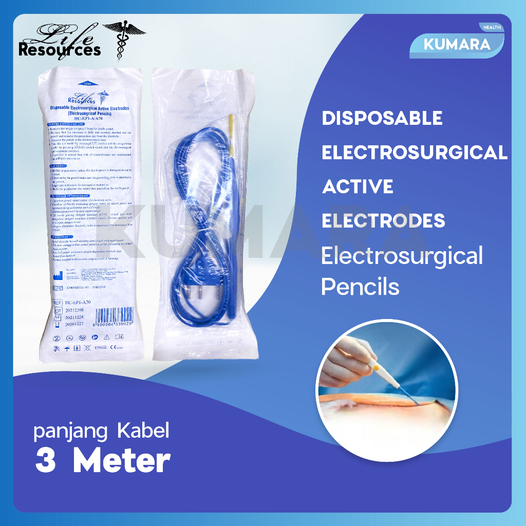 LIFE RESOURCES - Pencil Cauter Electrosurgical / ESU Electrosurgical Pencil 1 LIFE RESOURCES - Pencil Cauter Electrosurgical / ESU Electrosurgical Pencil