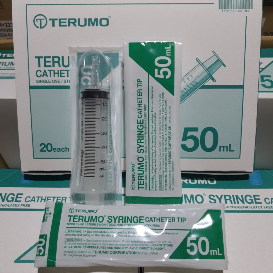 TERUMO - Syringe 50cc Eccentric & Catheter Tip Pcs 5 TERUMO - Syringe 50cc Eccentric & Catheter Tip Pcs - Image 5