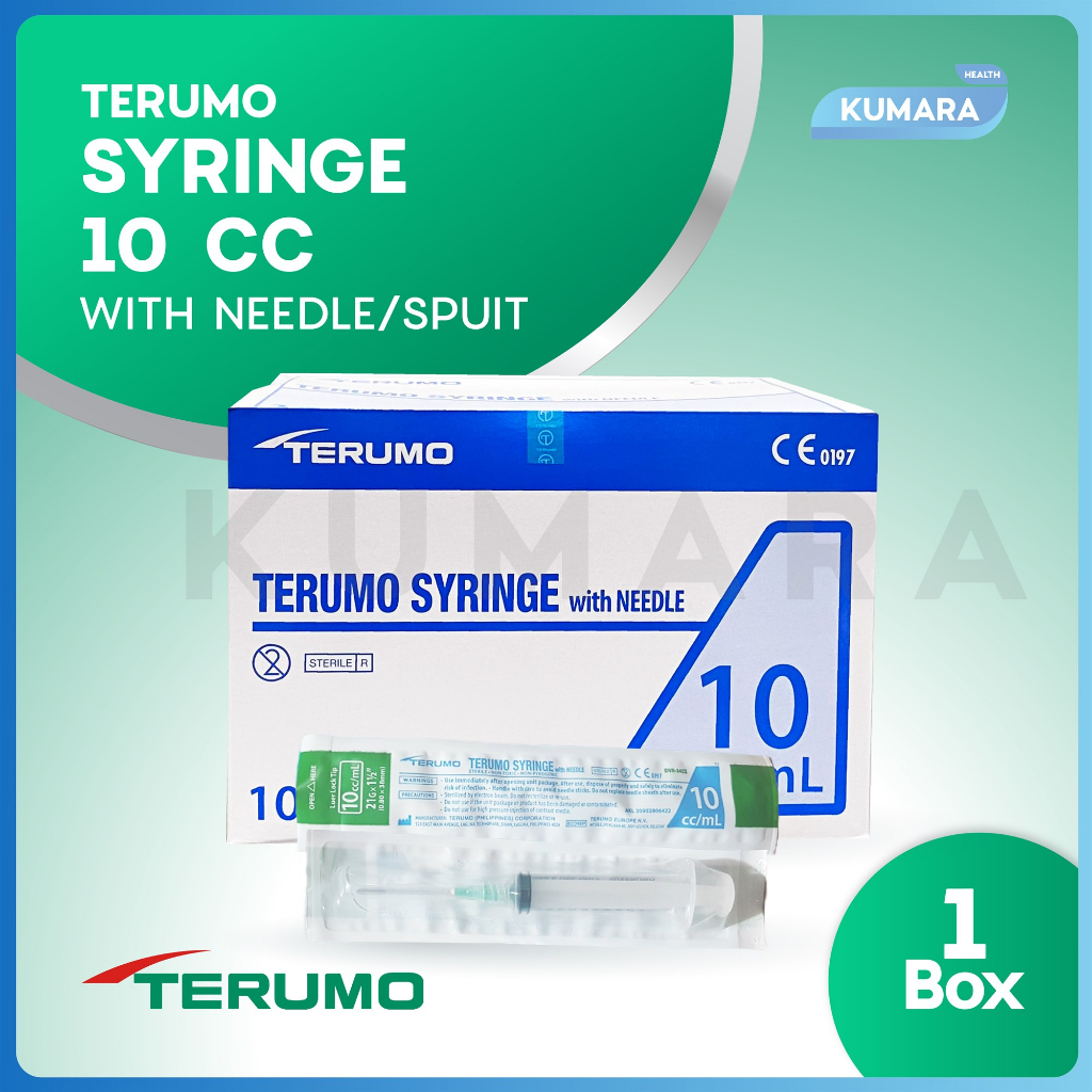 TERUMO - Syringe 10cc with Needle / Spuit 10ml BOX 2 TERUMO - Syringe 10cc with Needle / Spuit 10ml BOX - Image 2