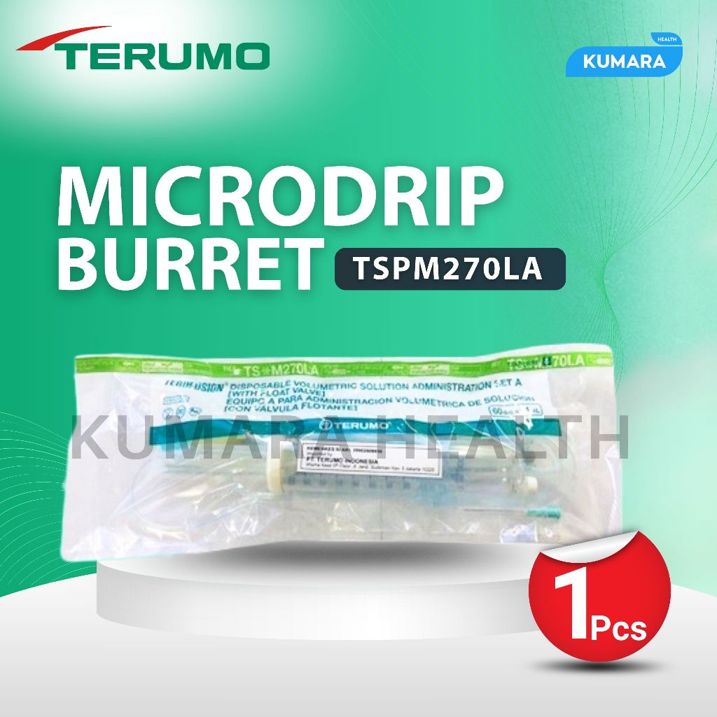 TERUMO - Microdrip Volumetric TS*PM270LA Feeding Set / Feeding Buret Pcs 1 TERUMO - Microdrip Volumetric TS*PM270LA Feeding Set / Feeding Buret Pcs
