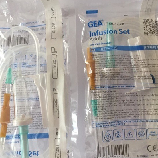 GEA - Infuset Dewasa / Infusion Set Selang Infus Dewasa PCS 5 GEA - Infuset Dewasa / Infusion Set Selang Infus Dewasa PCS - Image 5