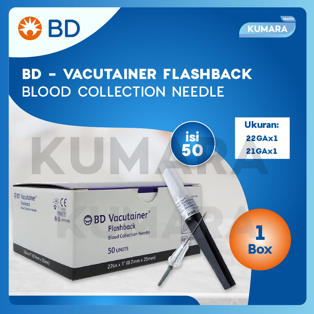 BD - Vacutainer Flashback Blood Collection Tube BOX 1 BD - Vacutainer Flashback Blood Collection Tube BOX