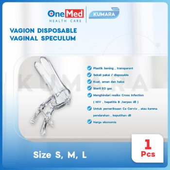 ONEMED - Vagion Vaginal Speculum Disposable / Cocor Bebek Plastik 4 ginee 20251216164210142 7699271890
