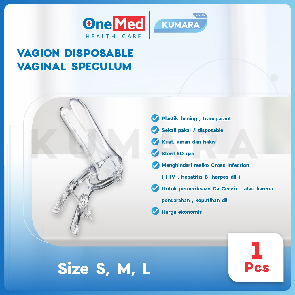 ONEMED - Vagion Vaginal Speculum Disposable / Cocor Bebek Plastik 3 ONEMED - Vagion Vaginal Speculum Disposable / Cocor Bebek Plastik - Image 3