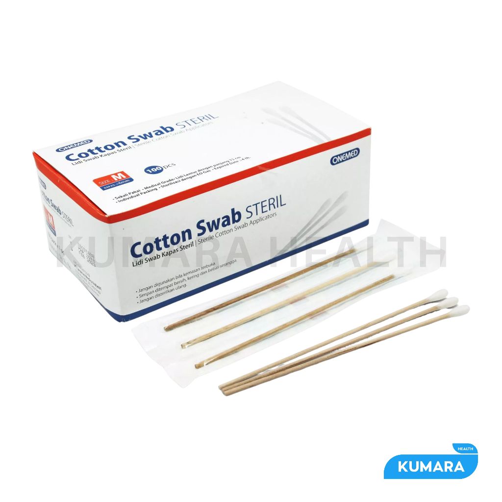 ONEMED - Cotton Swab Sterile Box 2 ONEMED - Cotton Swab Sterile Box - Image 2