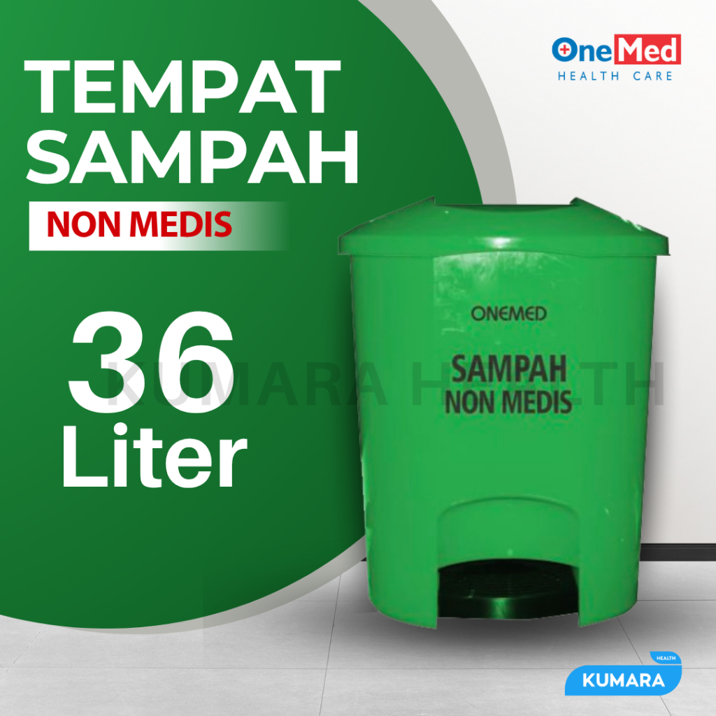 ONEMED - Tempat Sampah Non Medis 36 Liter 1 ONEMED - Tempat Sampah Non Medis 36 Liter