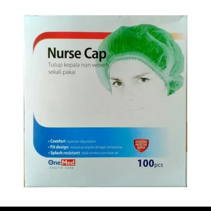 ONEMED - Nurse Cap / Head Cap isi 100 Pasang 4 ONEMED - Nurse Cap / Head Cap isi 100 Pasang - Image 4