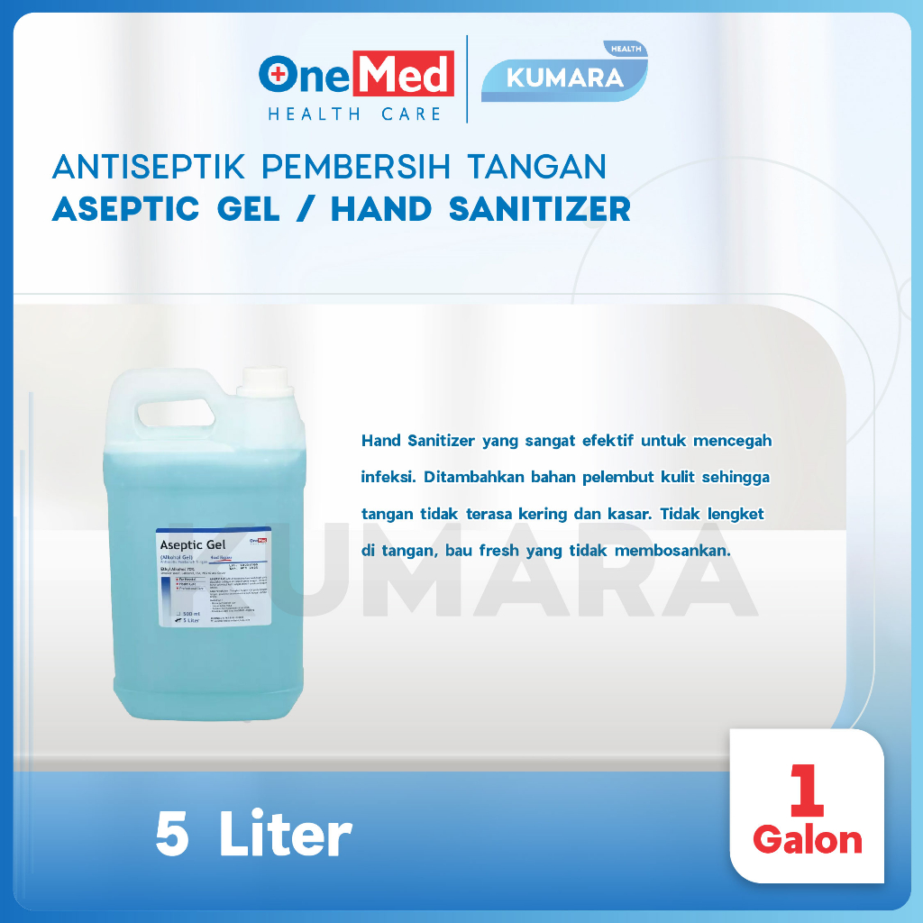 ONEMED - Aseptic Gel 5 Liter / Handsanitizer Antiseptic 2 ONEMED - Aseptic Gel 5 Liter / Handsanitizer Antiseptic - Image 2