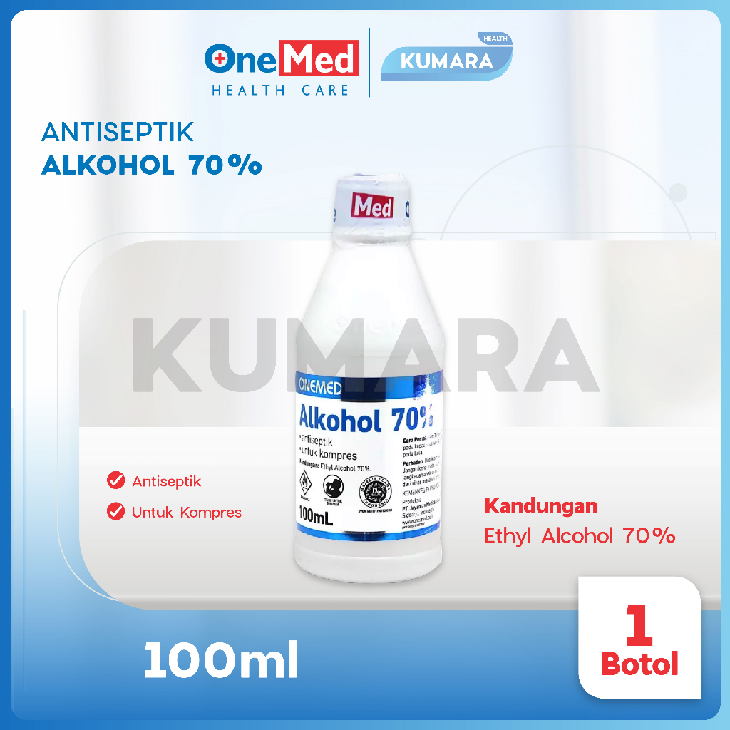 ONEMED - Alcohol 70% 100ml 1 ONEMED - Alcohol 70% 100ml
