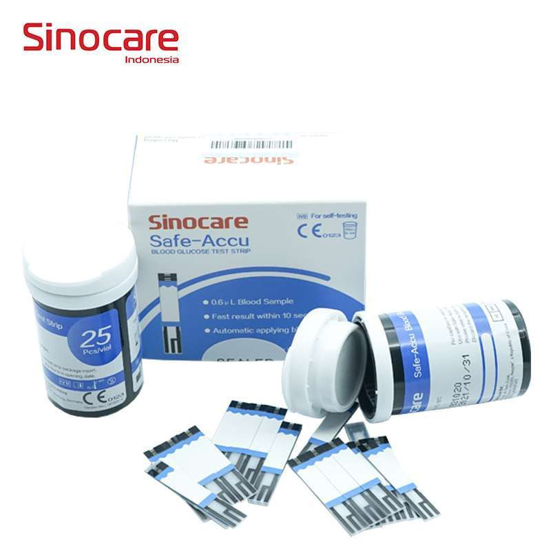 Sinoheart - Strip Safe Accu / Strip Test Gula Darah untuk Alat Safe Accu isi 50's + Free Lancet Sinodraw 2 Sinoheart - Strip Safe Accu / Strip Test Gula Darah untuk Alat Safe Accu isi 50's + Free Lancet Sinodraw - Image 2