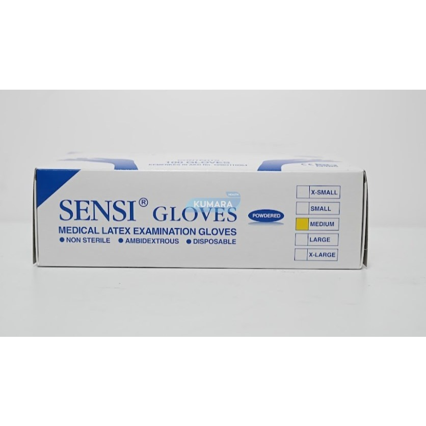 SENSI - Sarung Tangan Latex Powdered 2 SENSI - Sarung Tangan Latex Powdered - Image 2