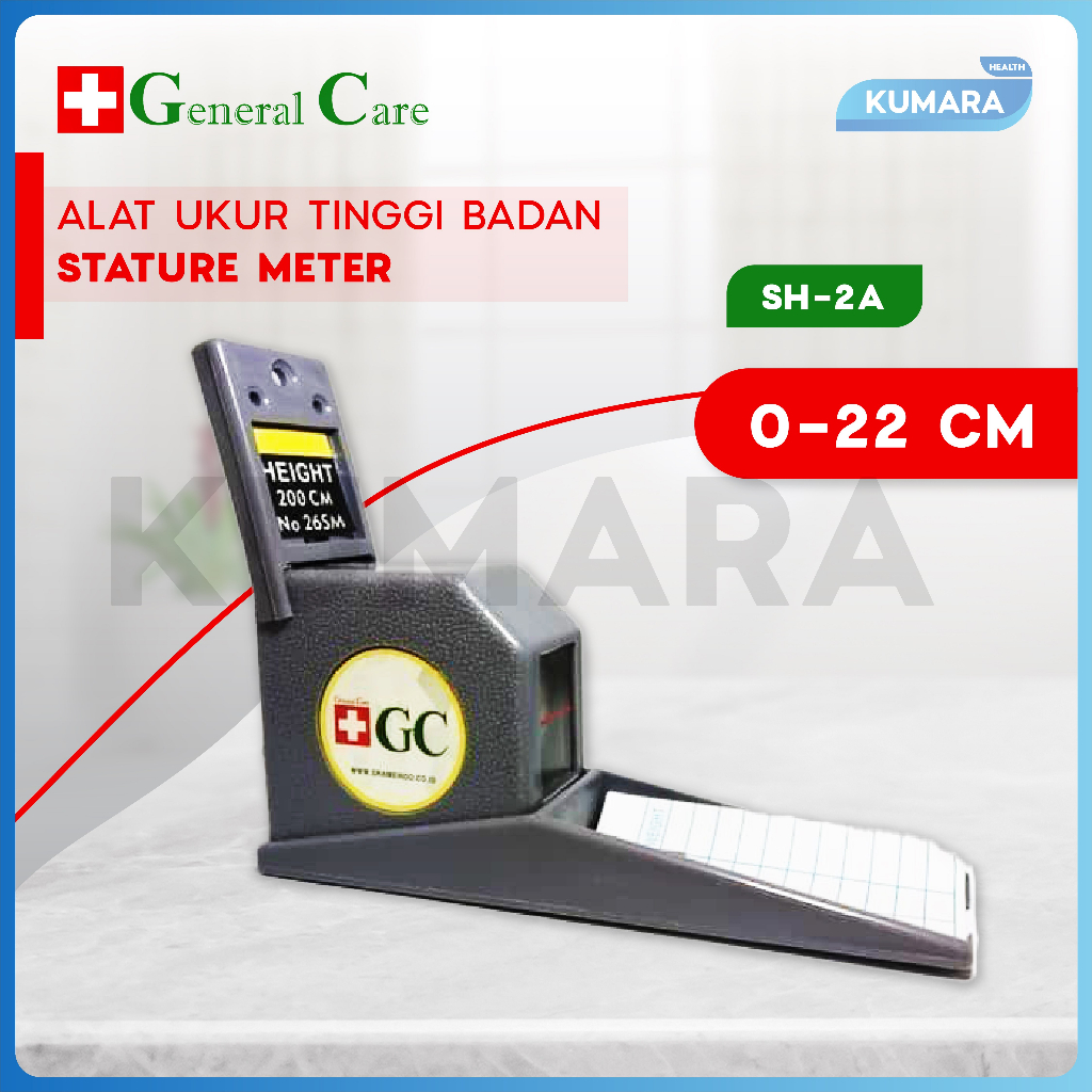 GENERAL CARE - Stature Meter SH-2A / Pengukur Tinggi Badan 1 GENERAL CARE - Stature Meter SH-2A / Pengukur Tinggi Badan