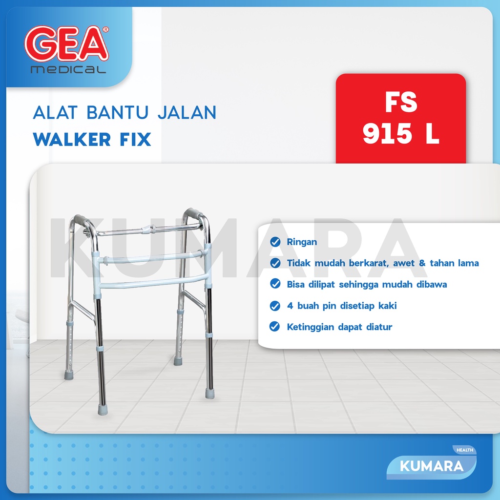 GEA - Walker 2in1 Geser FS 915 L / Alat Bantu Jalan 1 GEA - Walker 2in1 Geser FS 915 L / Alat Bantu Jalan