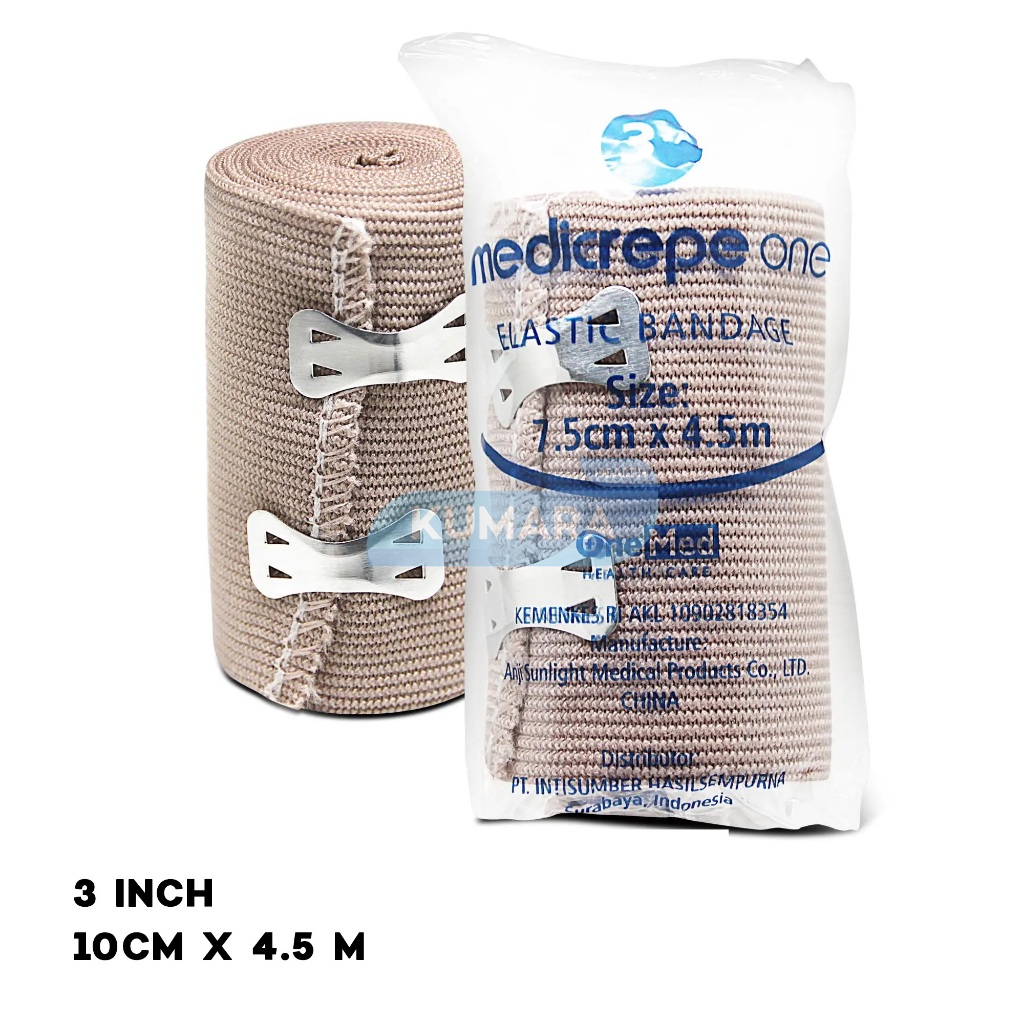 ONEMED - Medicrepe One / Perban Elastis Patah Tulang Roll 3 ONEMED - Medicrepe One / Perban Elastis Patah Tulang Roll - Image 3