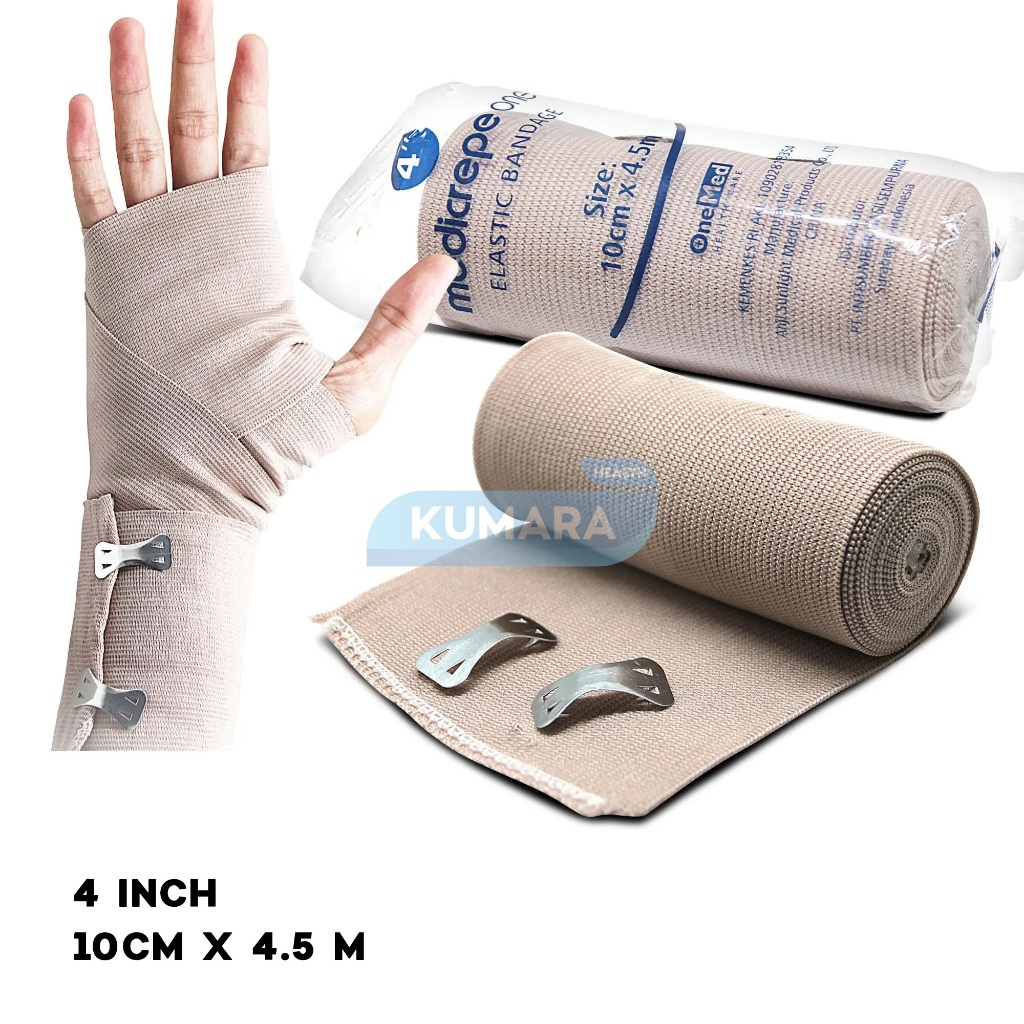 ONEMED - Medicrepe One / Perban Elastis Patah Tulang Roll 4 ONEMED - Medicrepe One / Perban Elastis Patah Tulang Roll - Image 4