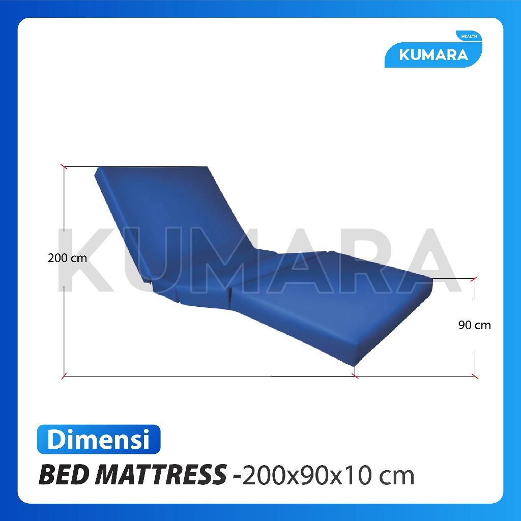 KUMARA - Matras Bed Pasien Standard Rumah Sakit / Hospital Bed Mattress 1-2-3 Crank 2 KUMARA - Matras Bed Pasien Standard Rumah Sakit / Hospital Bed Mattress 1-2-3 Crank - Image 2