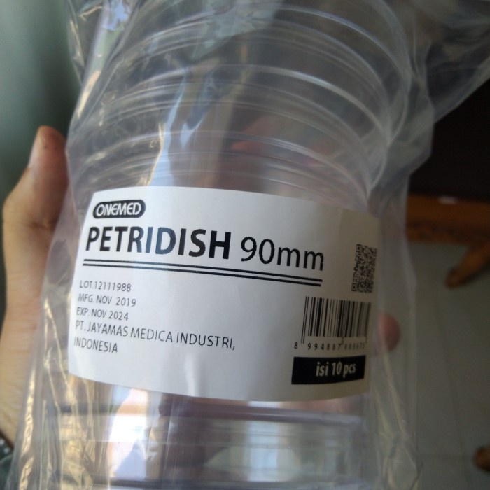 ONEMED - Petri Dish 90mm Sterile / Cawan Petri Steril Pack Isi 10's 2 ONEMED - Petri Dish 90mm Sterile / Cawan Petri Steril Pack Isi 10's - Image 2