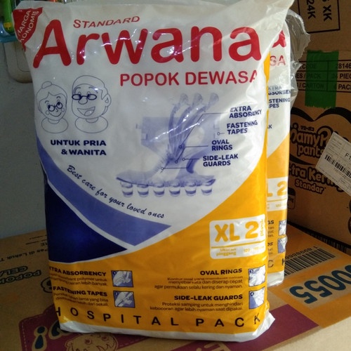 ARWANA - Popok Dewasa / Adult Diapers 2's Isi 6 Pack 2 ARWANA - Popok Dewasa / Adult Diapers 2's Isi 6 Pack - Image 2