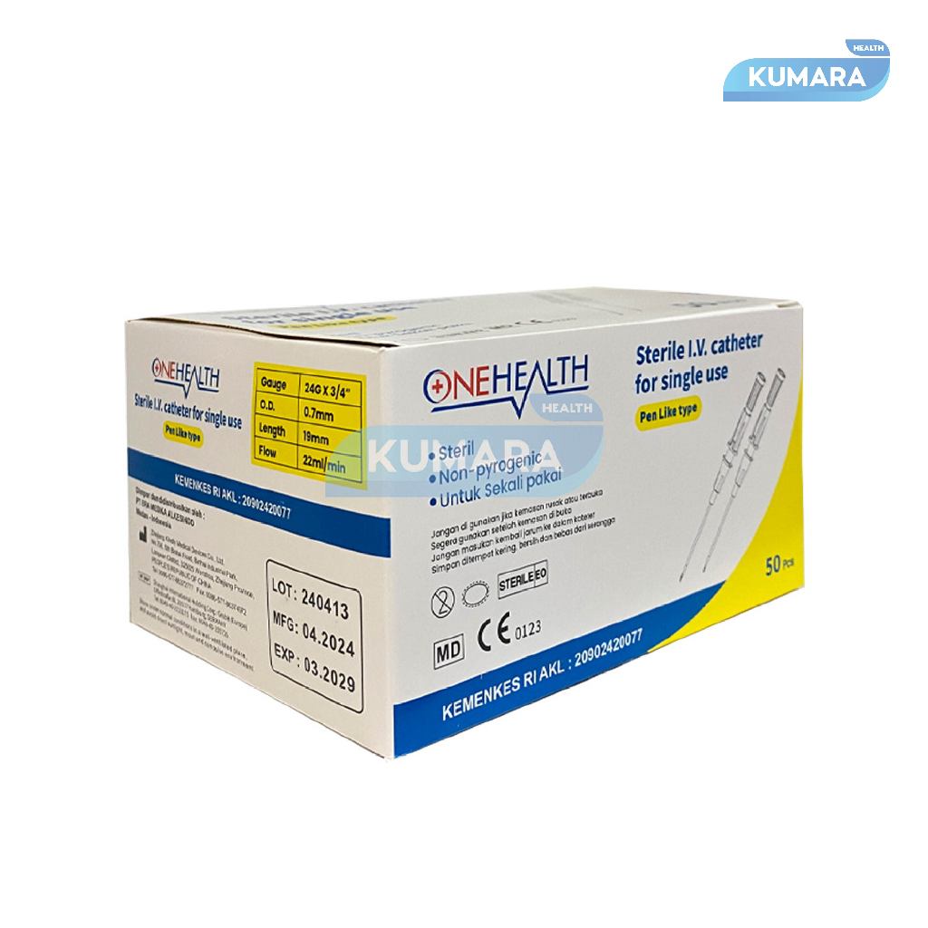 ONEHEALTH - IV. Catheter / Jarum Infus / Abbocath Cannula Pen type - BOX 3 ONEHEALTH - IV. Catheter / Jarum Infus / Abbocath Cannula Pen type - BOX - Image 3