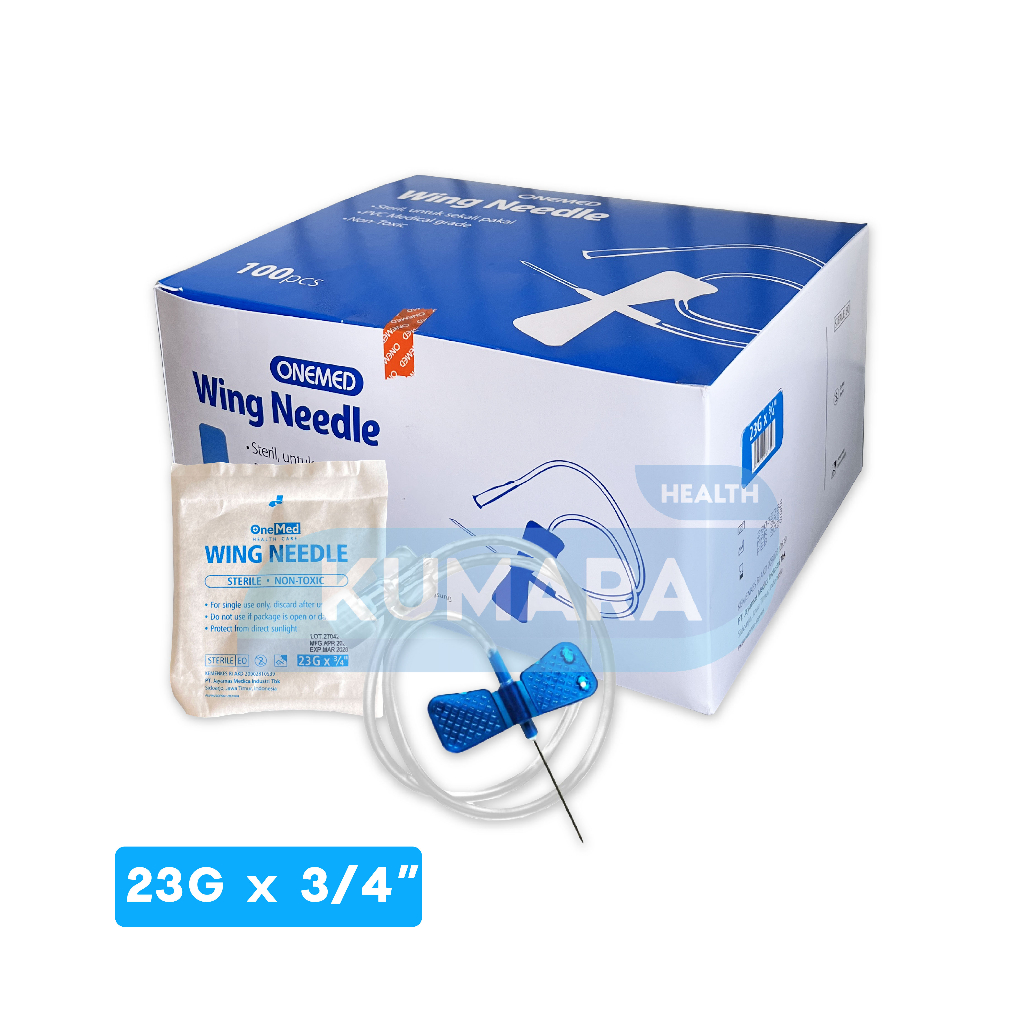 ONEMED - Wing Needle / Scalp Vein Set Box isi 100's 4 ONEMED - Wing Needle / Scalp Vein Set Box isi 100's - Image 4
