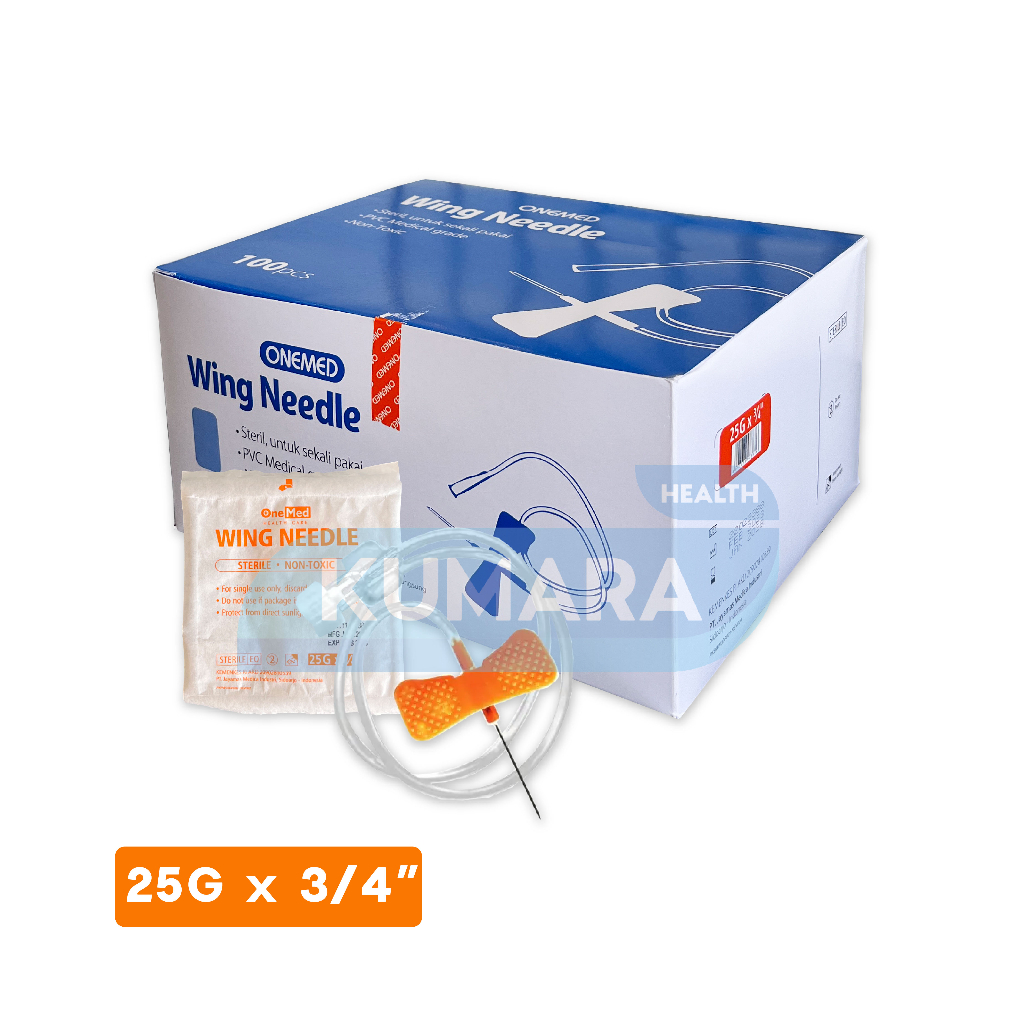 ONEMED - Wing Needle / Scalp Vein Set Box isi 100's 5 ONEMED - Wing Needle / Scalp Vein Set Box isi 100's - Image 5