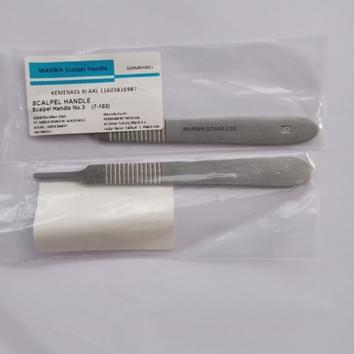MARWA - Scalpel Handle / Gagang Pisau Bisturi Bedah Operasi 2 MARWA - Scalpel Handle / Gagang Pisau Bisturi Bedah Operasi - Image 2