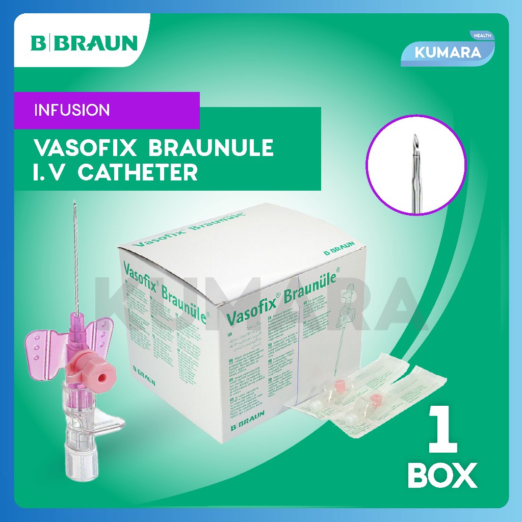 BBRAUN - Vasofix Braunule & Certo IV Catheter with Wing & Port Box 1 BBRAUN - Vasofix Braunule & Certo IV Catheter with Wing & Port Box