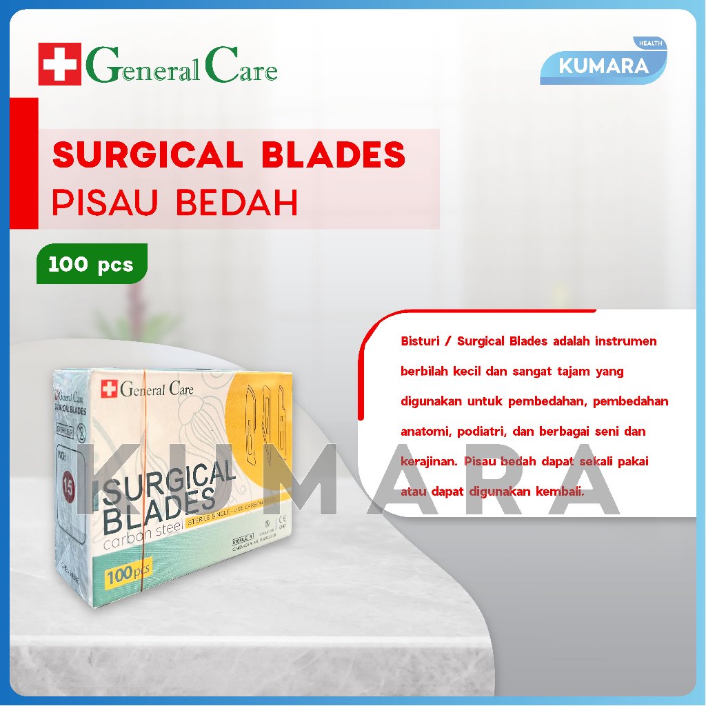 GENERAL CARE - Bisturi Blade / Pisau Bedah Bisturi / Surgical Blade 2 GENERAL CARE - Bisturi Blade / Pisau Bedah Bisturi / Surgical Blade - Image 2