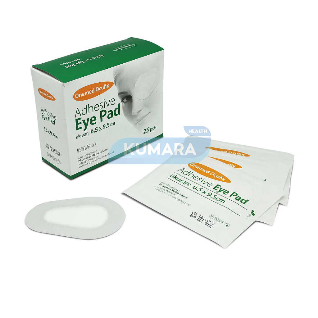 ONEMED - Ocufix Plester Penutup Mata Eye Pad Adhesive / Non Adhesive isi 25's 2 ONEMED - Ocufix Plester Penutup Mata Eye Pad Adhesive / Non Adhesive isi 25's - Image 2