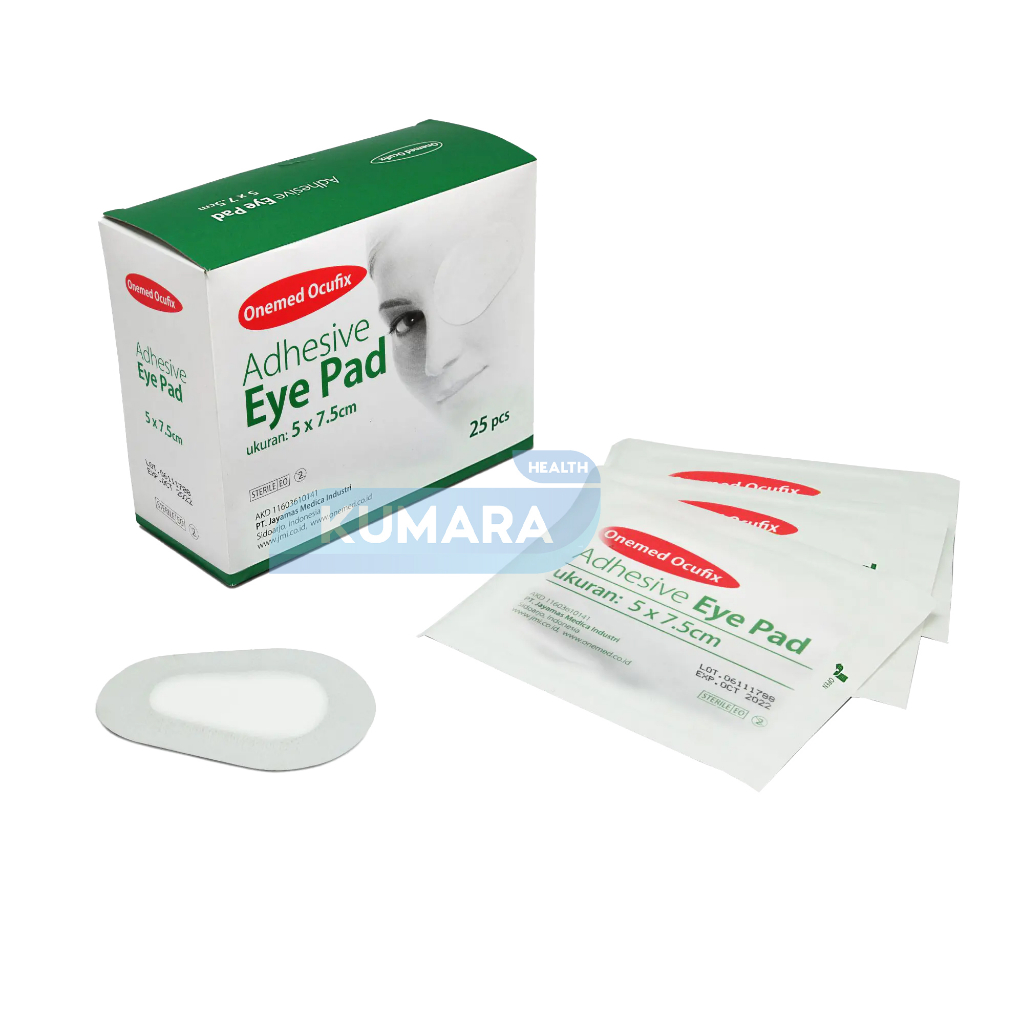ONEMED - Ocufix Plester Penutup Mata Eye Pad Adhesive / Non Adhesive isi 25's 3 ONEMED - Ocufix Plester Penutup Mata Eye Pad Adhesive / Non Adhesive isi 25's - Image 3