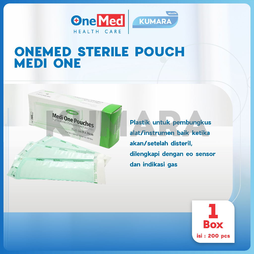 ONEMED - Sterile Pouch MediOne / Kantong Sterilisasi Instrumen 2 ONEMED - Sterile Pouch MediOne / Kantong Sterilisasi Instrumen - Image 2