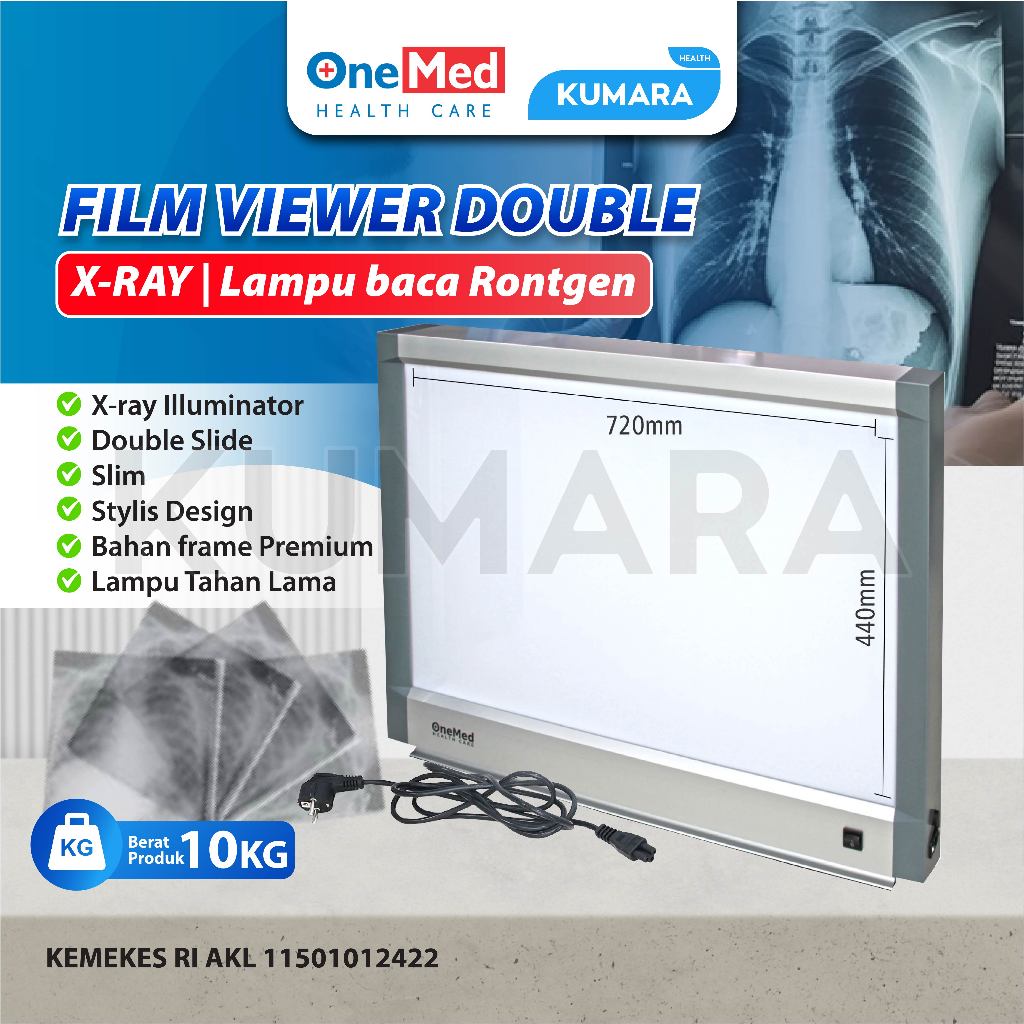 ONEMED - Film Viewer X-RAY LED Double PD-FA / Lampu Rontgen Double 1 ONEMED - Film Viewer X-RAY LED Double PD-FA / Lampu Rontgen Double