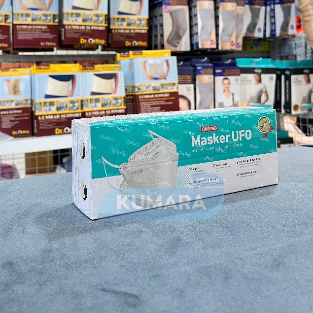 ONEMED - Masker Medis KF94 UFO 4ply / Masker KF94 BOX isi 20's 4 ONEMED - Masker Medis KF94 UFO 4ply / Masker KF94 BOX isi 20's - Image 4