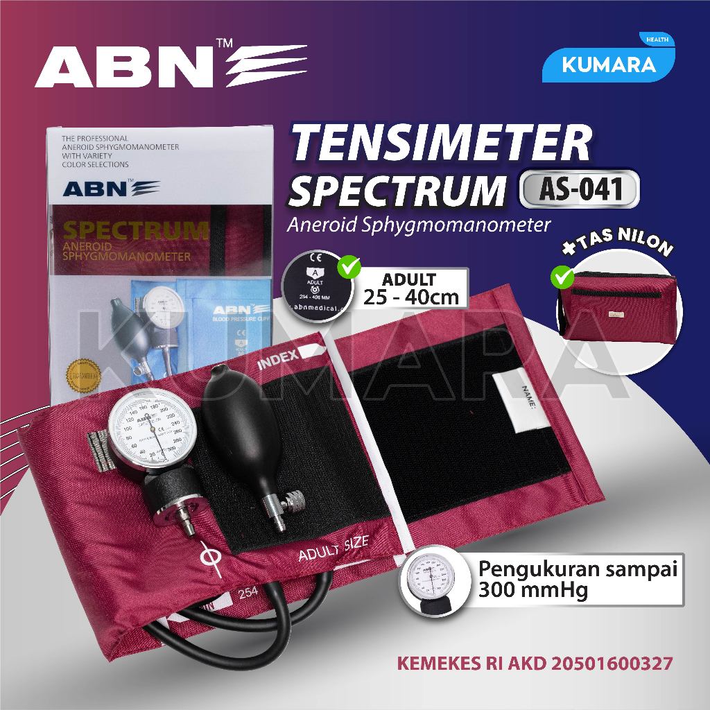 ABN - Tensimeter Spectrum / Aneroid Sphygmomanometer 1 ABN - Tensimeter Spectrum / Aneroid Sphygmomanometer