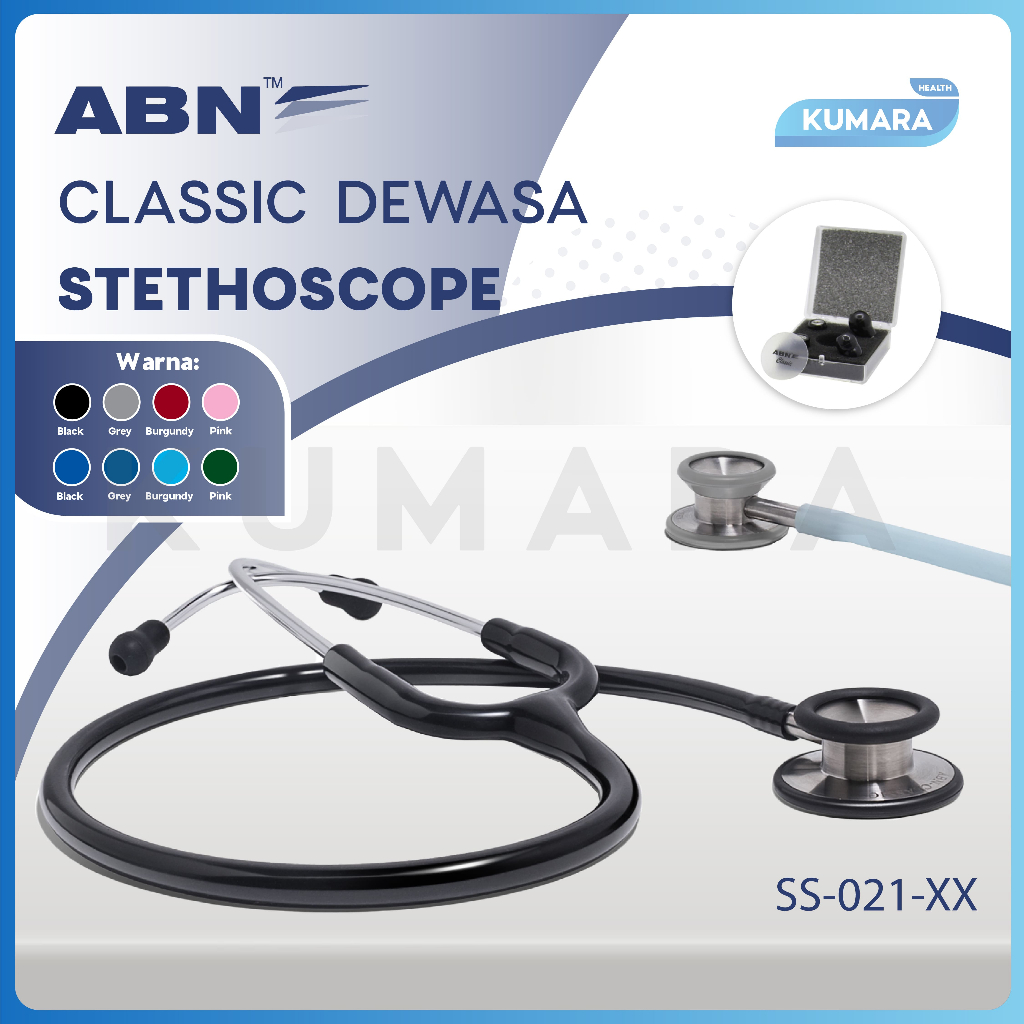 ABN - Stethoscope Classic Adult / Stetsokop Dewasa Classic 1 ABN - Stethoscope Classic Adult / Stetsokop Dewasa Classic
