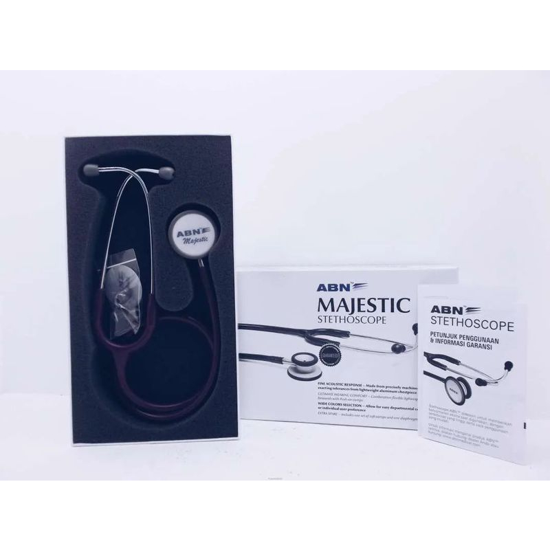 ABN - Stethoscope Majestic Adult / Stetsokop Dewasa Majestic 2 ABN - Stethoscope Majestic Adult / Stetsokop Dewasa Majestic - Image 2