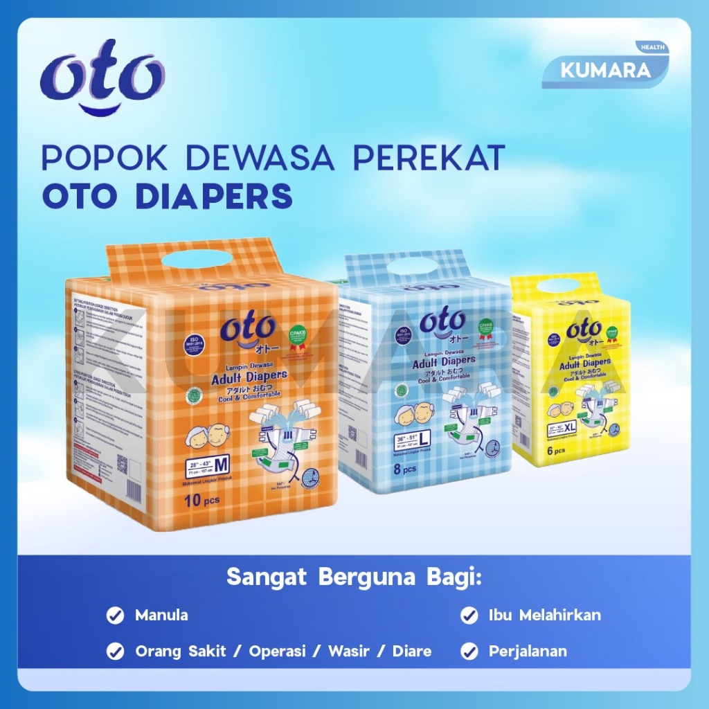 OTO - Popok Perekat Dewasa / Adult Diapers 1 OTO - Popok Perekat Dewasa / Adult Diapers