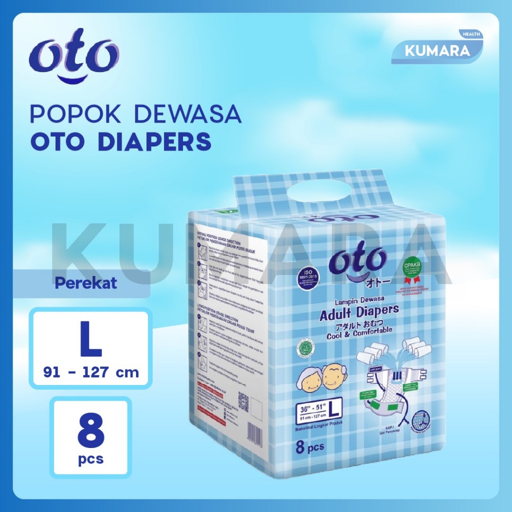 OTO - Popok Perekat Dewasa / Adult Diapers 2 OTO - Popok Perekat Dewasa / Adult Diapers - Image 2