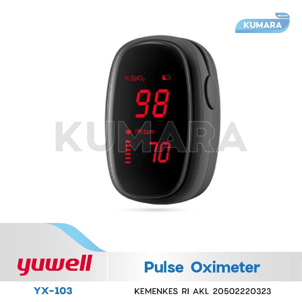 YUWELL - Pulse Oximeter YX 103 / Alat Cek Saturasi Oksigen 3 YUWELL - Pulse Oximeter YX 103 / Alat Cek Saturasi Oksigen - Image 3