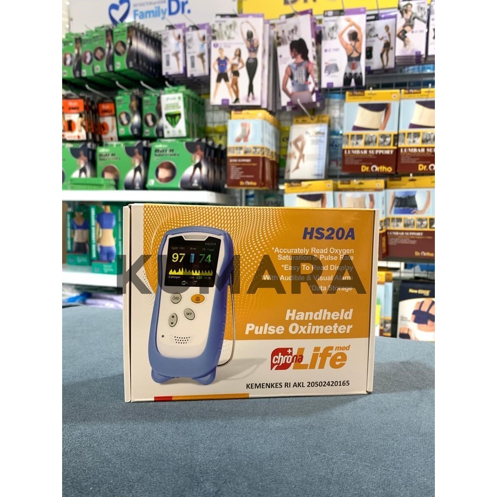 CHRONA CARE - Alat Cek Kadar Oksigen 3in1 HS20A | Pulse Oximeter Genggam dengan Alarm + Lampu Indikator 1 CHRONA CARE - Alat Cek Kadar Oksigen 3in1 HS20A | Pulse Oximeter Genggam dengan Alarm + Lampu Indikator
