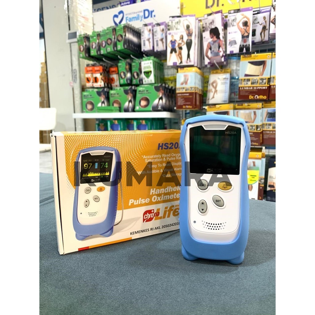 CHRONA CARE - Alat Cek Kadar Oksigen 3in1 HS20A | Pulse Oximeter Genggam dengan Alarm + Lampu Indikator 3 CHRONA CARE - Alat Cek Kadar Oksigen 3in1 HS20A | Pulse Oximeter Genggam dengan Alarm + Lampu Indikator - Image 3