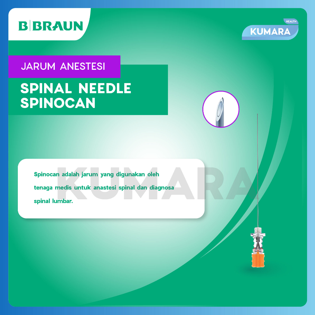 BBRAUN - Spinocan Spinal Needle / Jarum Spinal Pcs 2 BBRAUN - Spinocan Spinal Needle / Jarum Spinal Pcs - Image 2