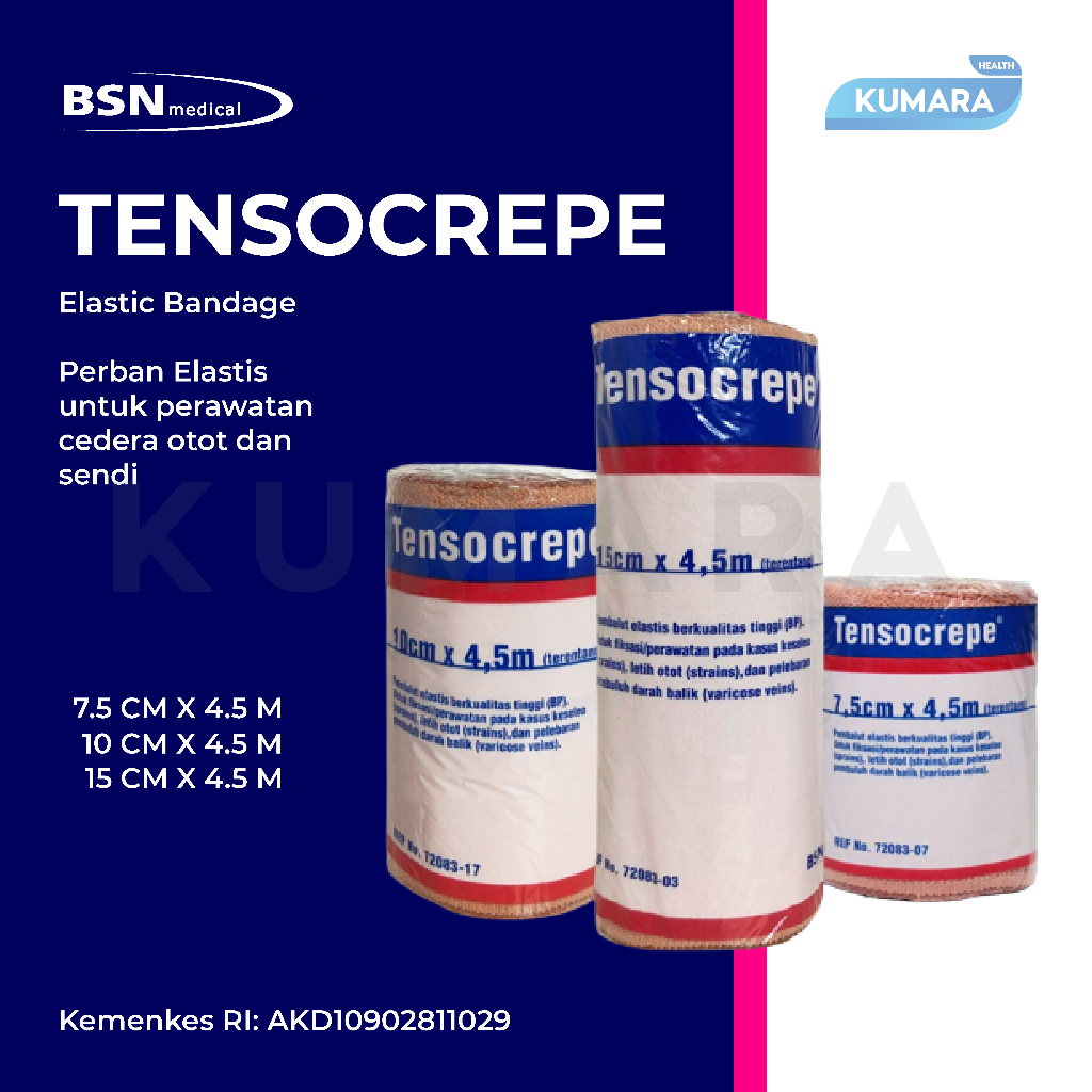 TENSOCREPE - Perban Elastis / Elastic Bandgate Perban Patah Tulang 1 TENSOCREPE - Perban Elastis / Elastic Bandgate Perban Patah Tulang