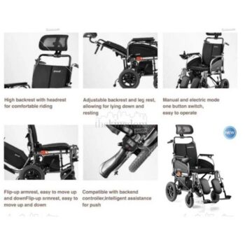 YUWELL - Kursi Roda Elektrik D130TL / Electric Wheelchair 4 ginee 20251218161048975 0165308003