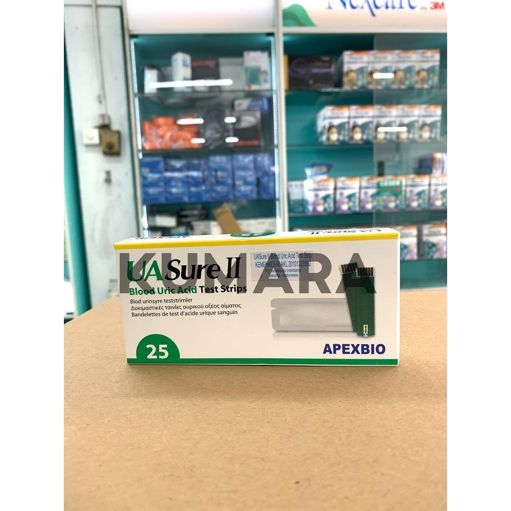 APEXBIO - Strip UA Sure II 25T / UA Test Strip Asam Urat UA Sure II 1 APEXBIO - Strip UA Sure II 25T / UA Test Strip Asam Urat UA Sure II